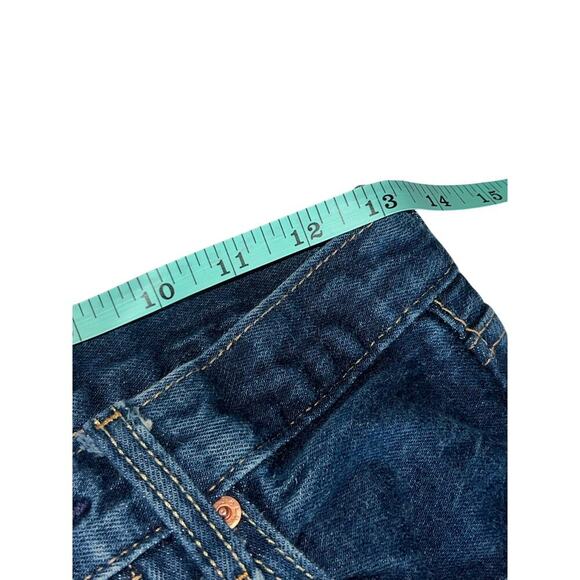 Levi’s Premium 501 ‘93 Men’s Size 29x30 Dark Wash Straight Leg Button Fly - Picture 9 of 10